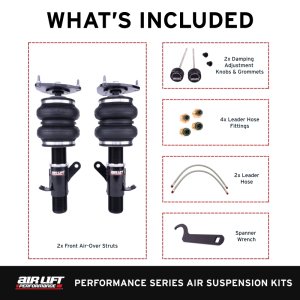 Scion FR-S Air Suspension Kit - Front - Air Lift - Progressive Rate + Monotube + Adjustable Damping - `13-`16